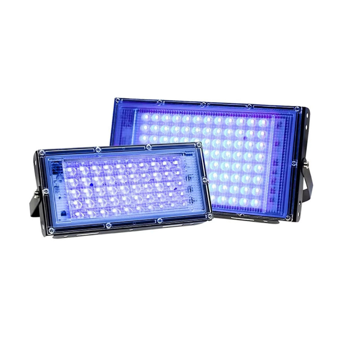 Alien LED UV Schwarzlicht Strahler 100W für DJ, Disco und Party in Schwarz - Bild 2