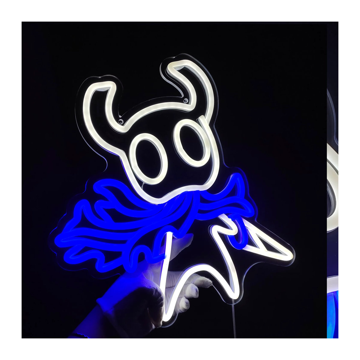 Alien Ritter Neon LED Zeichen dimmbare USB Lampe in Bunt für dein Gaming Zimmer und Schlafzimmer - Bild 2