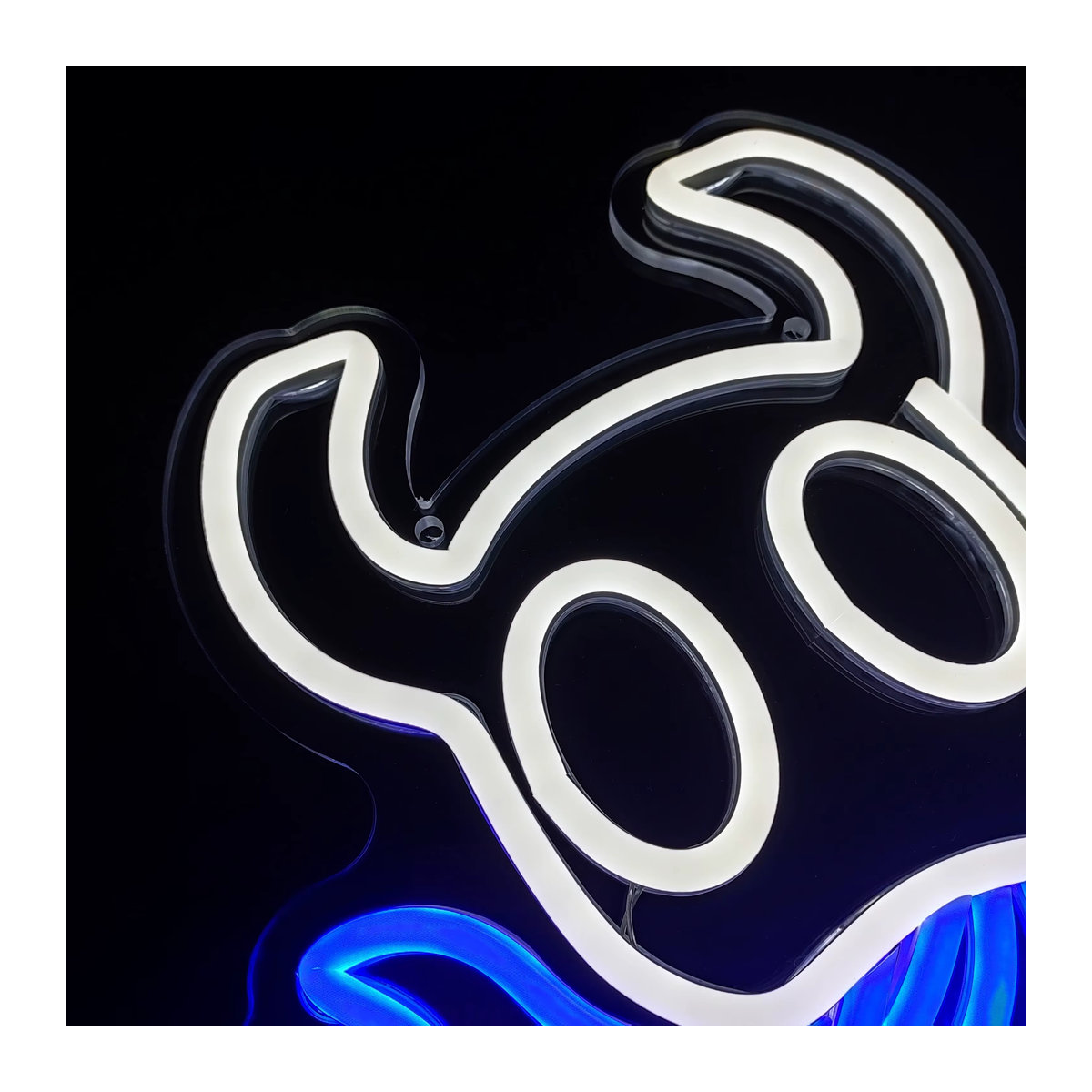 Alien Ritter Neon LED Zeichen dimmbare USB Lampe in Bunt für dein Gaming Zimmer und Schlafzimmer - Bild 4