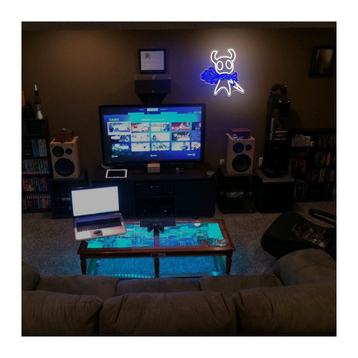 Alien Ritter Neon LED Zeichen dimmbare USB Lampe in Bunt für dein Gaming Zimmer und Schlafzimmer - Bild 6