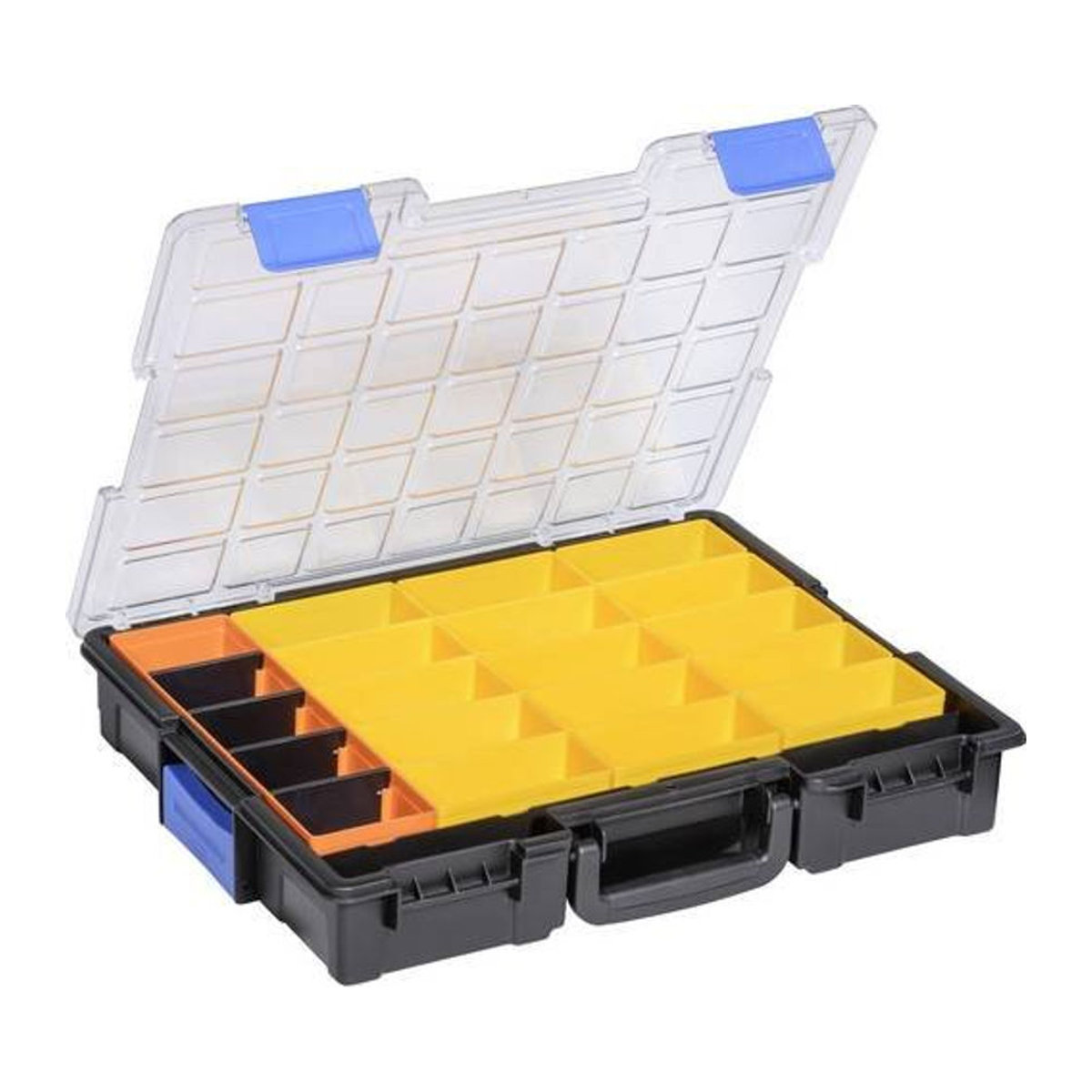 Allit EuroPlus Pro K44/21 Sortimentskoffer mit 21 Fächern aus Polystyrol und Polycarbonat B/H/T: 44,0 x 7,6 x 35,5 cm - Bild 1