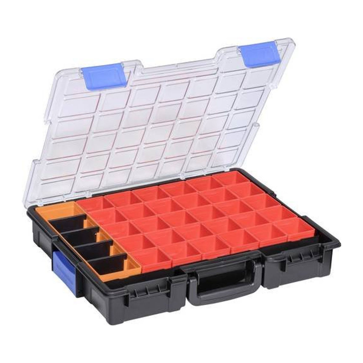 Allit EuroPlus Pro K44/36 Sortimentskoffer aus Kunststoff mit 36 Fächern B: 44 cm, H: 7,6 cm, T: 35,5 cm - Bild 1