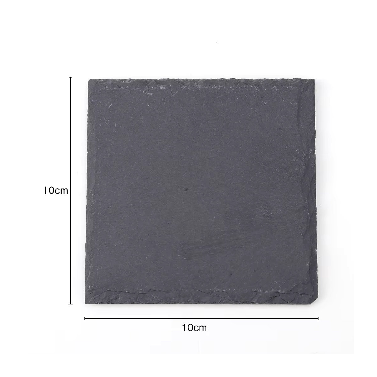 Alloet Naturstein Untersetzer aus Marmor und Schiefer, quadratisch, grau, minimalistisches Design - Bild 6