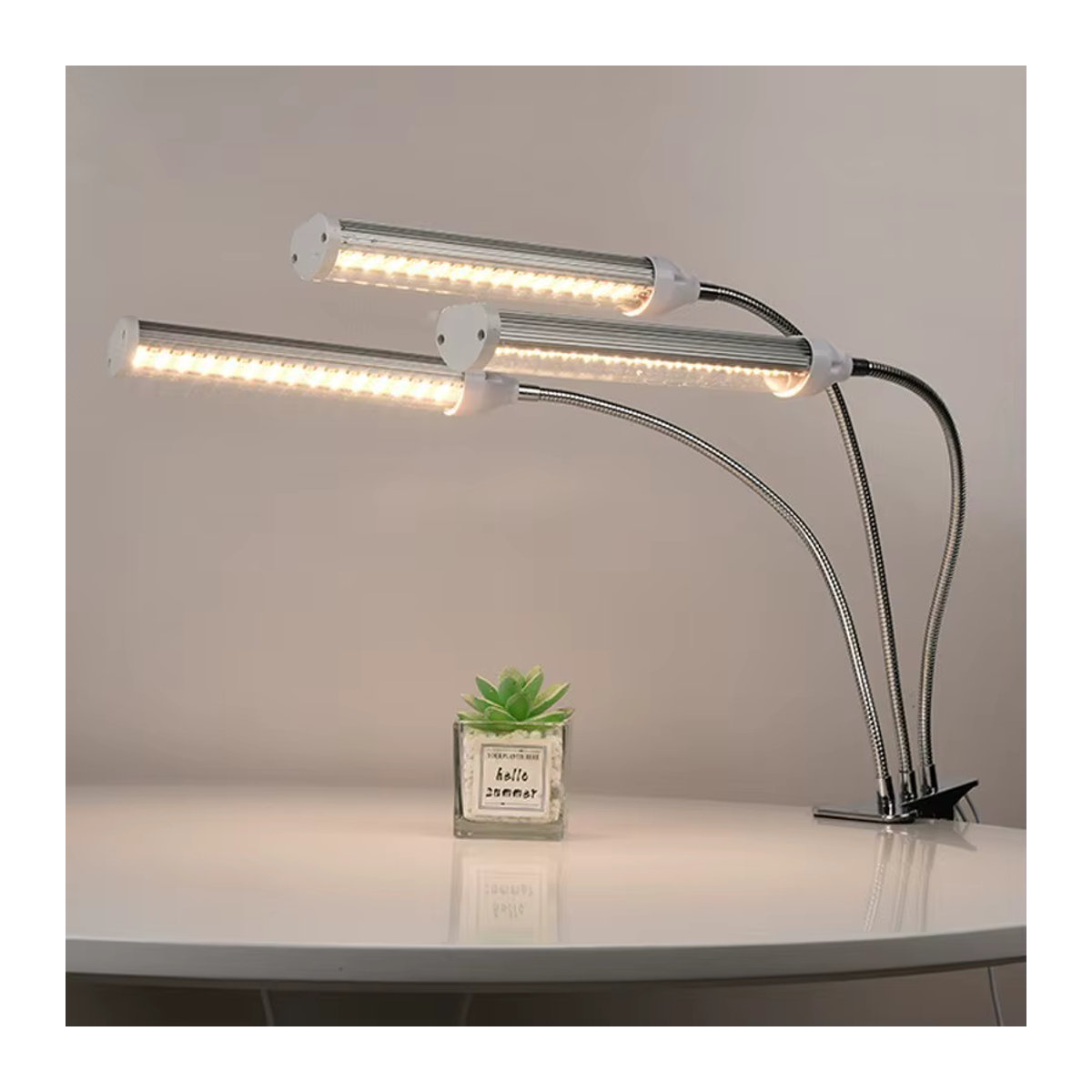 ALMercury Minimalistisches Pflanzenwachstumslicht mit dimmbarer warmweißer LED für Sukkulenten und Blumen im Innenbereich - Bild 3