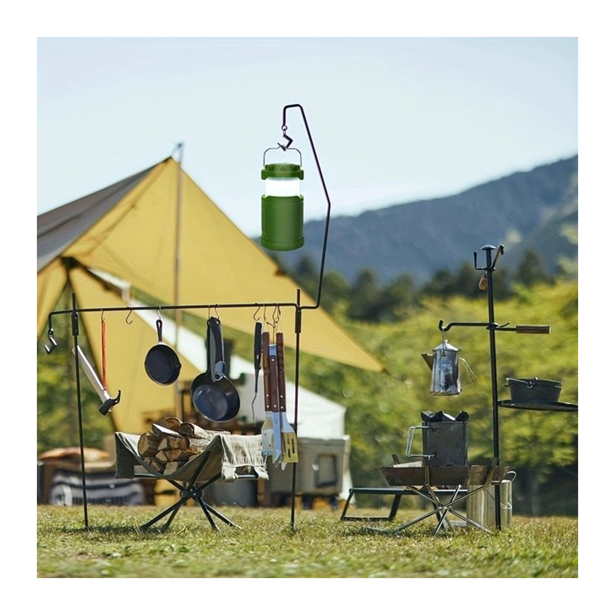 Alonefire Camping-Taschenlampe und Suchscheinwerfer für Outdoor und Notfälle mit AAA-Batterien - Bild 1