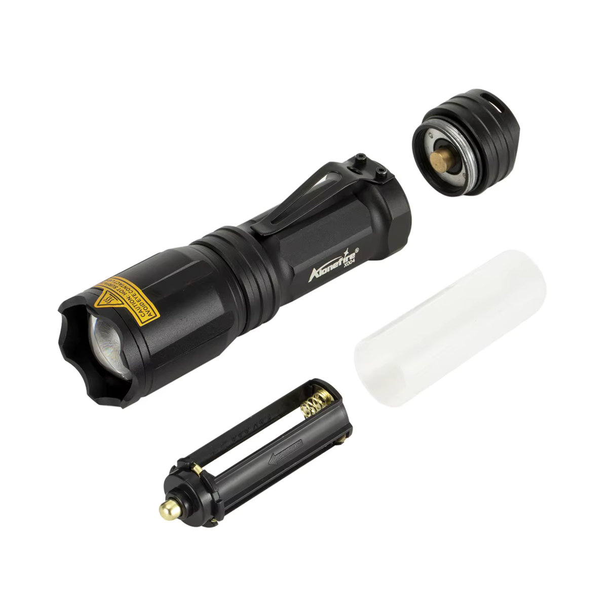 Alonefire LED Taschenlampe mit 4 Farben Weiß, Rot, Grün und Blau für Angeln, Camping, Jagd und Fotografie - Bild 5