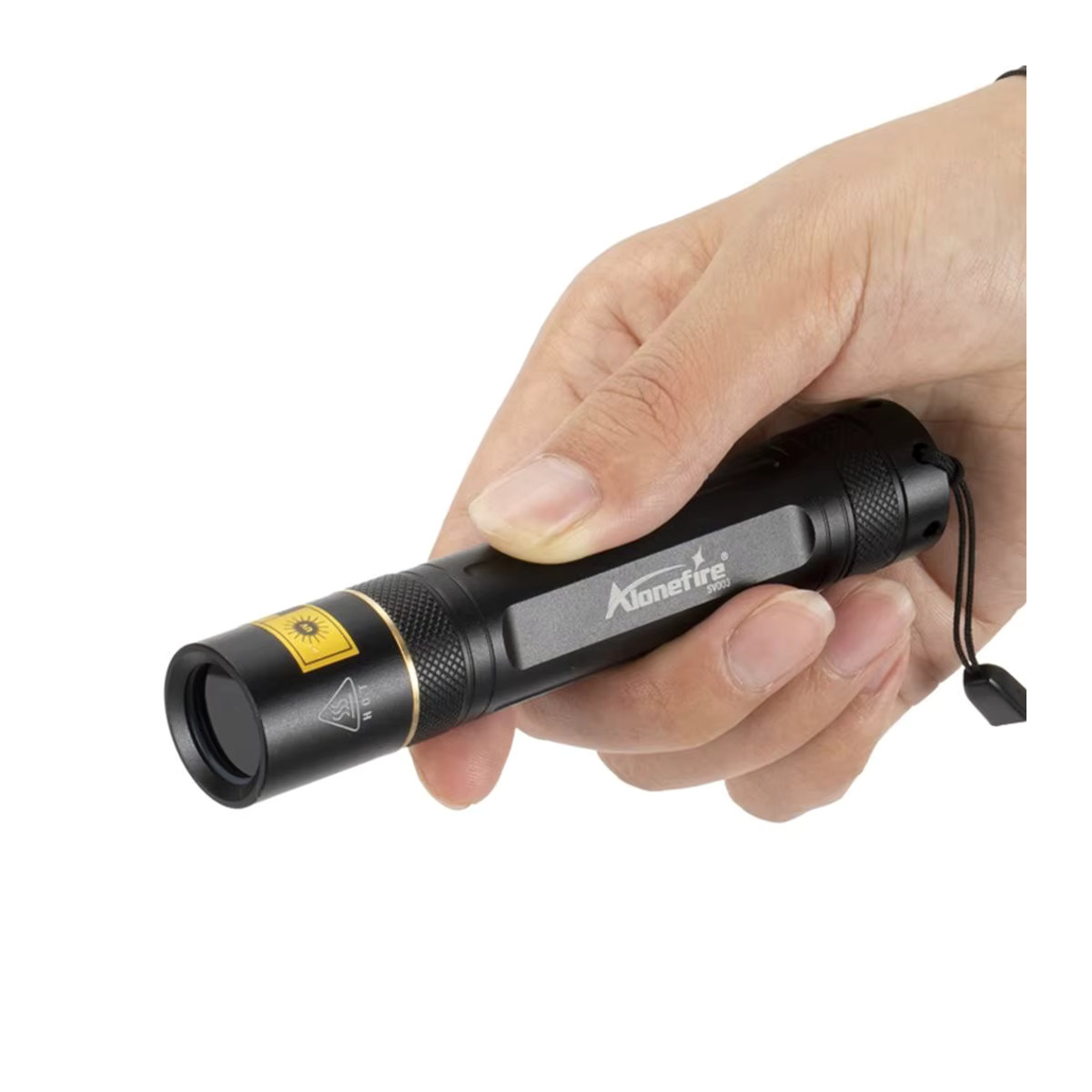 Alonefire Schwarzlicht LED Taschenlampe mit 365 nm Wellenlänge für Fluoreszenz-Untersuchungen von Tinte, Urin und Geld - Bild 4