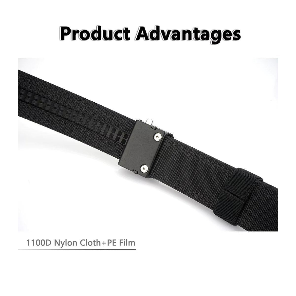 ALPTACTICS Taktischer Militärgürtel für Herren aus Nylon und Metall mit automatischer Schnalle in Schwarz oder Braun - Bild 4