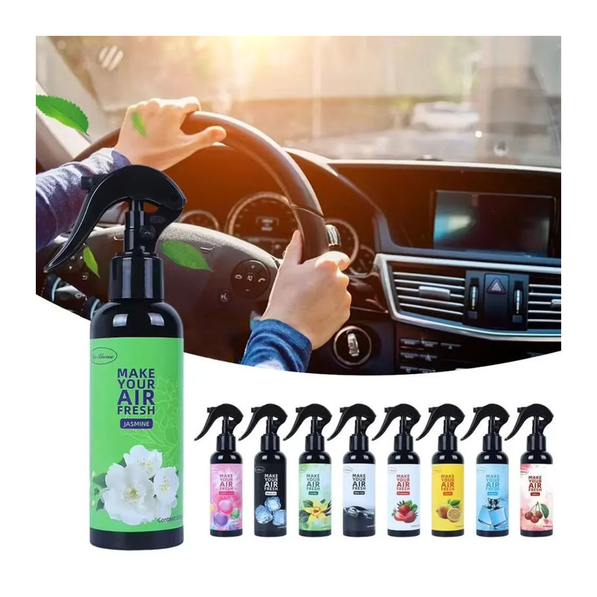 Amagi Lufterfrischer Hand Spray mit floralem Duft, 150ml, mehrfarbig - Bild 2