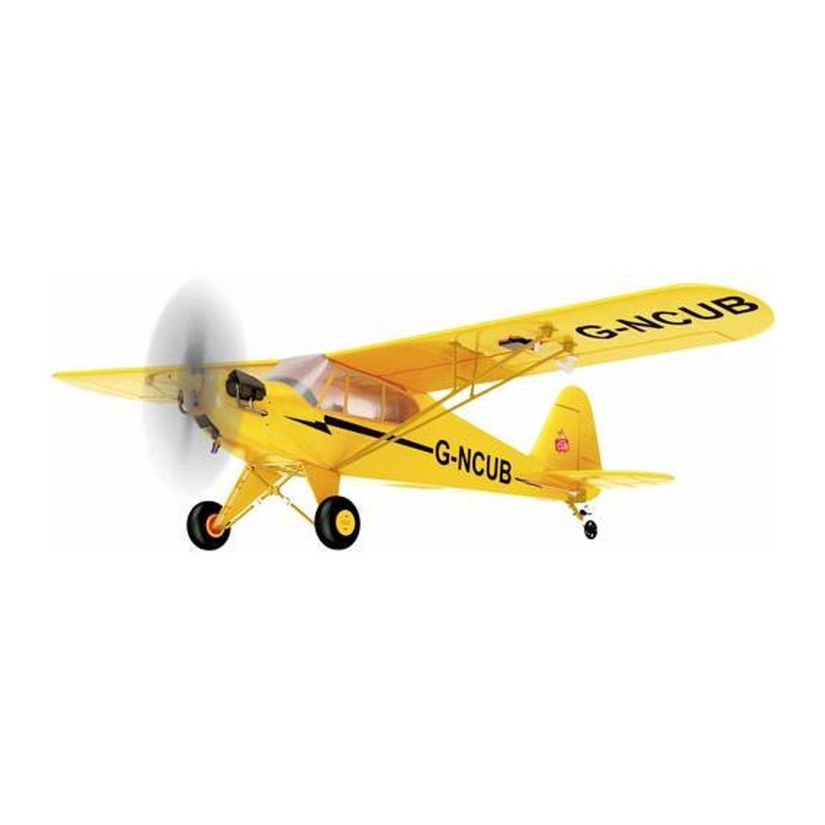 Amewi Skylark RC Modellflugzeug Gelb RTF mit 65 cm Flügelspannweite - Bild 1