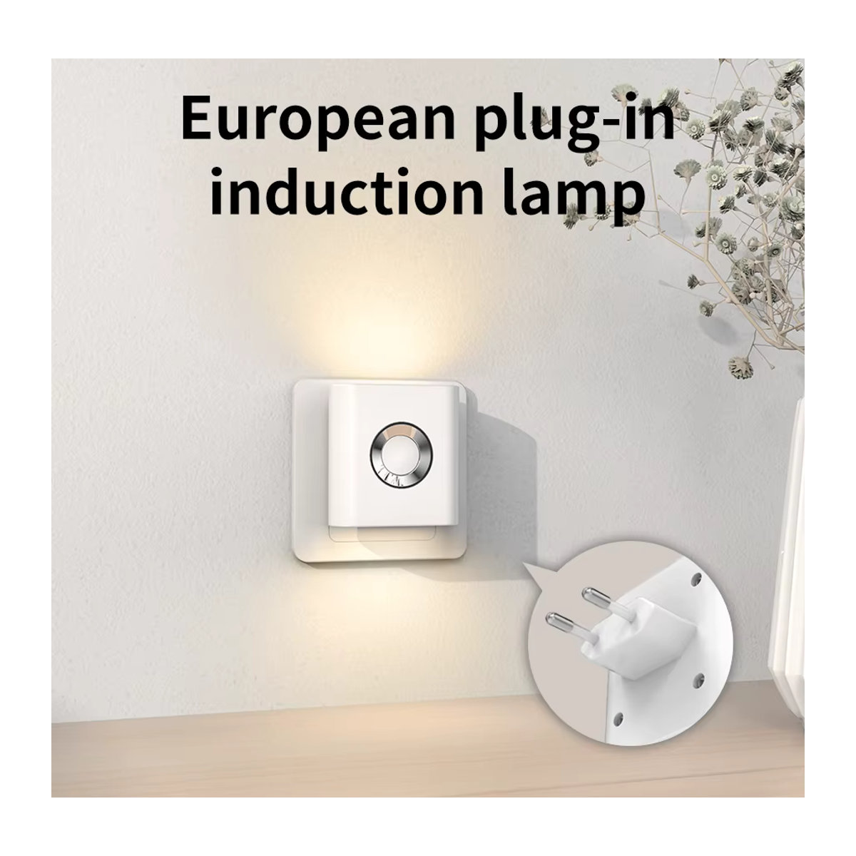 ammtoo LED Bewegungssensor Wandleuchte in Weiß mit 120 Grad Weitwinkel und warmweißem Licht für Flur und Schlafzimmer - Bild 6