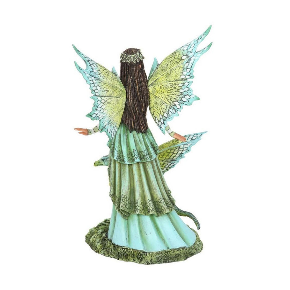 Amy Brown Jewel Of The Forest Feenfigur aus Kunstharz in Schwarz und Mehrfarbig - Bild 2
