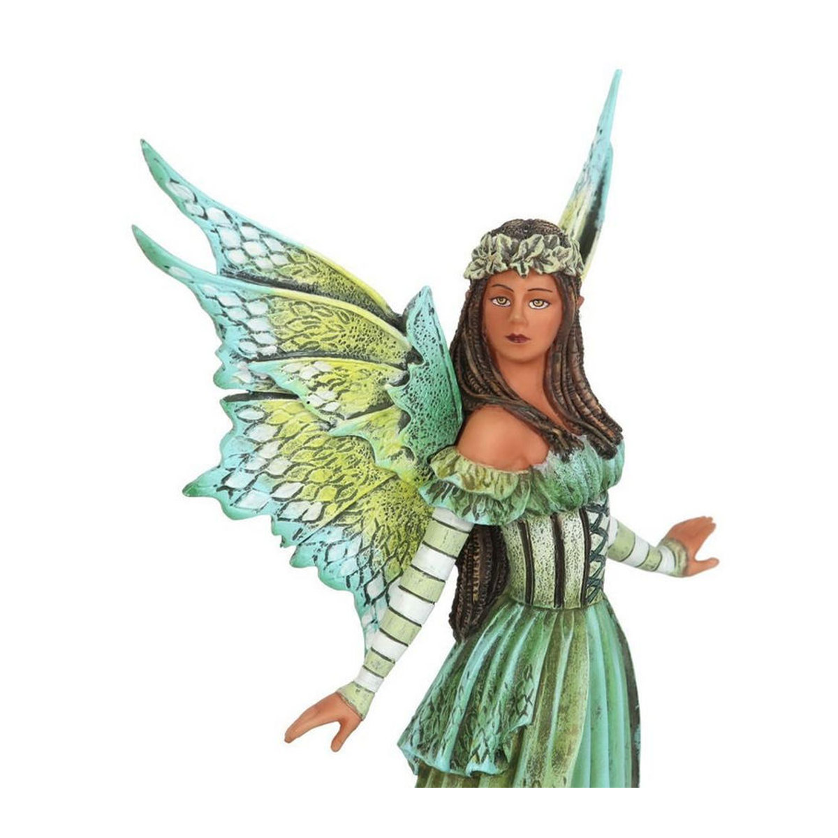 Amy Brown Jewel Of The Forest Feenfigur aus Kunstharz in Schwarz und Mehrfarbig - Bild 3