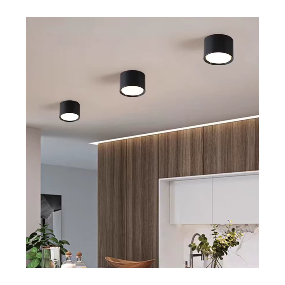 ANADnight Nordic LED Downlight Aufputz-Strahler in Weiß für Wohnzimmer und Schlafzimmer - Bild 5