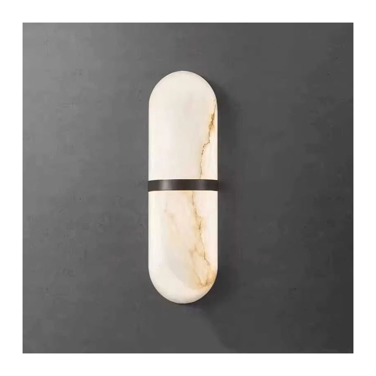 ANCISTER Wandleuchte aus weißem Marmor und Kupfer in minimalistischem Design - Bild 3