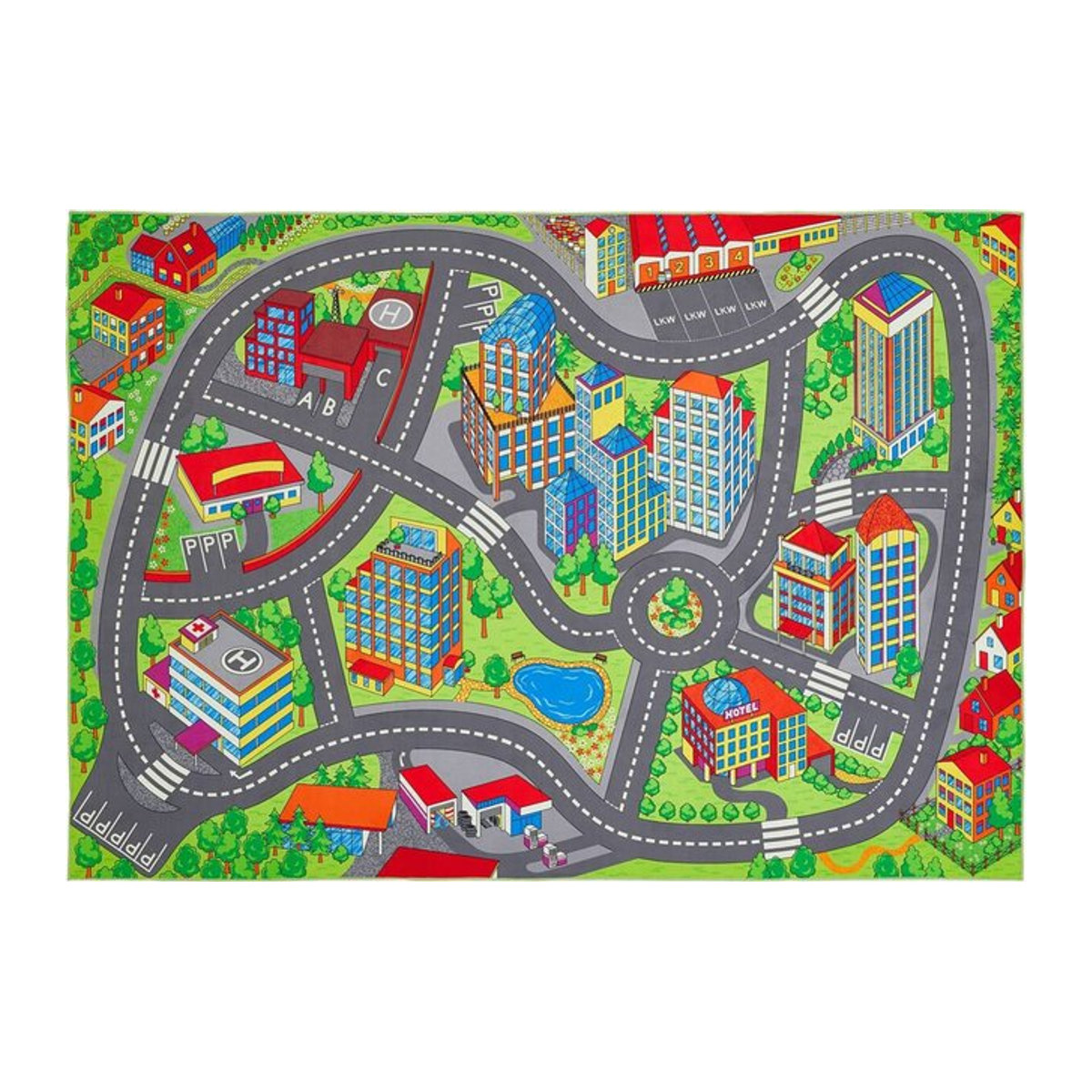 Andiamo Kinderteppich Multi, mehrfarbig, B/L: 100 x 150 cm - Bild 1
