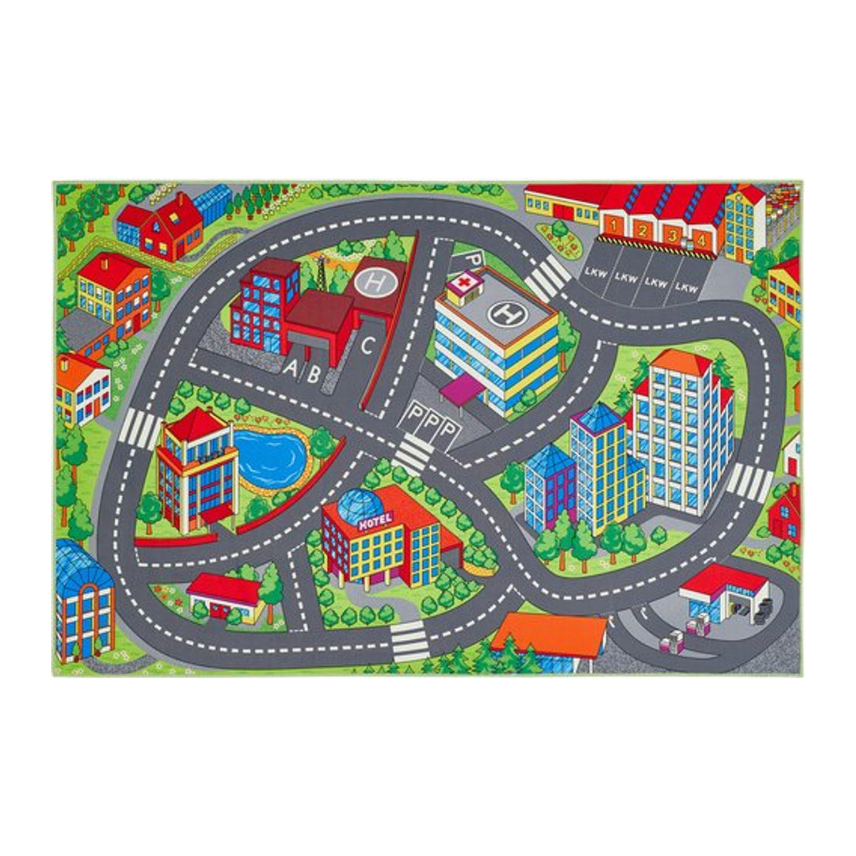 Andiamo Kinderteppich Multi, mehrfarbig, B/L: 100 x 150 cm - Bild 4