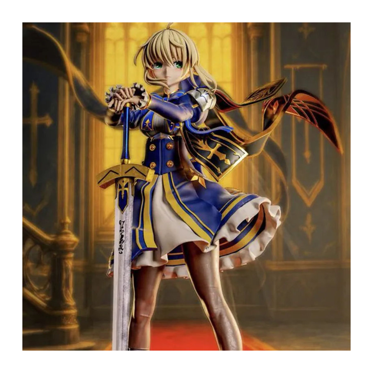 Ane Studio Saber Artoria Pendragon Figur aus Fate Stay Night als blaue Anime PVC-Statue für deine Desktop-Dekoration - Bild 1