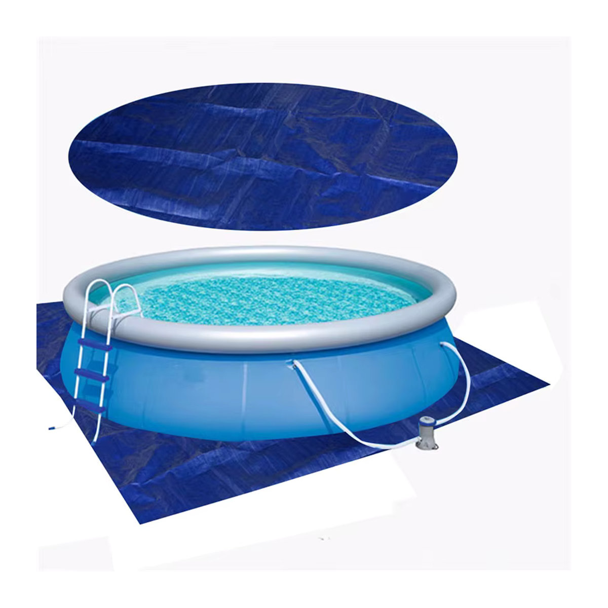 ANENG Schwimmbad Abdeckung mit Isolierung und verdickter Matte für den Garten - Bild 3