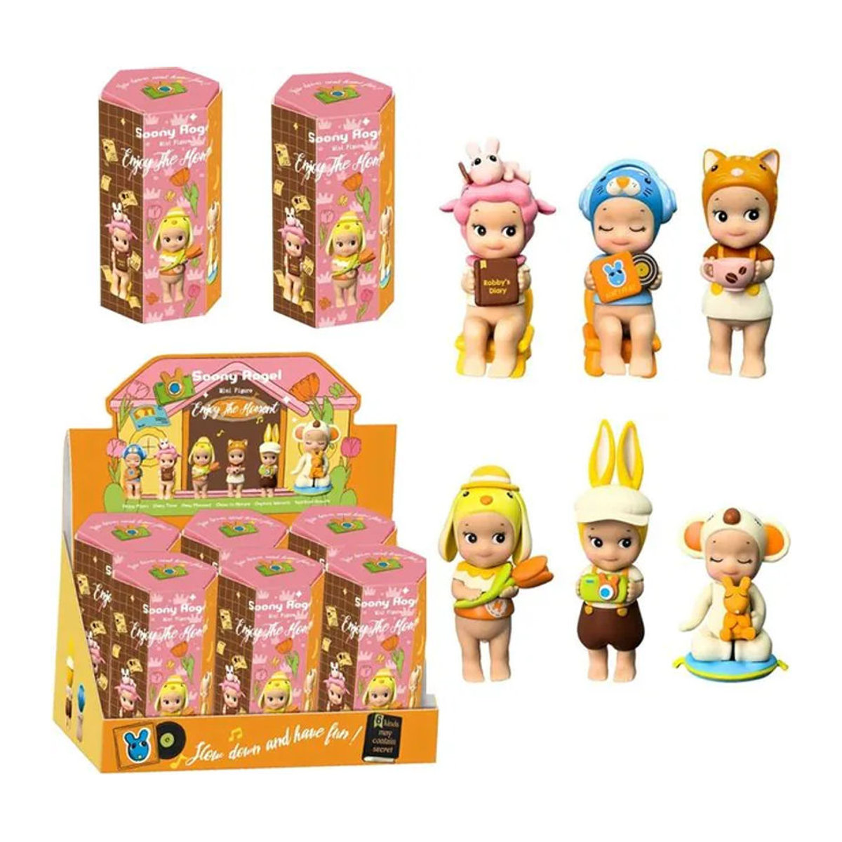 AngelEnjoy Enjoy The Moment Serie Blind Box Anime Mini-Figuren aus Kunststoff in Mehrfarbig - Bild 1