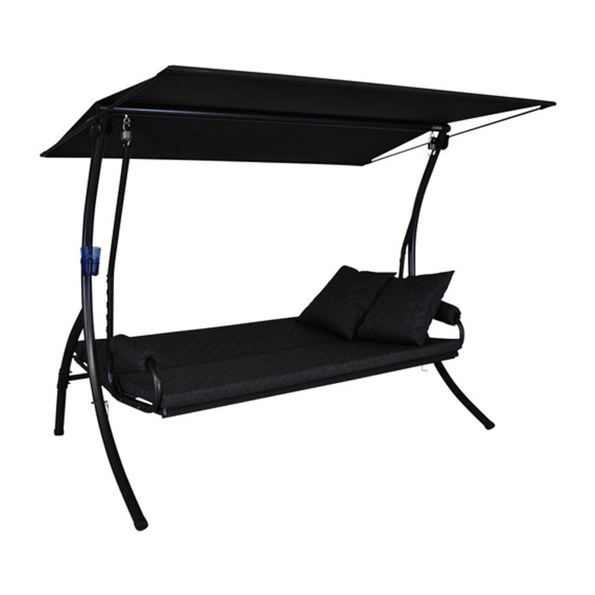 Angerer Hollywoodschaukel Elegance Joy 3-Sitzer in Grau mit Auflagen - Bild 4