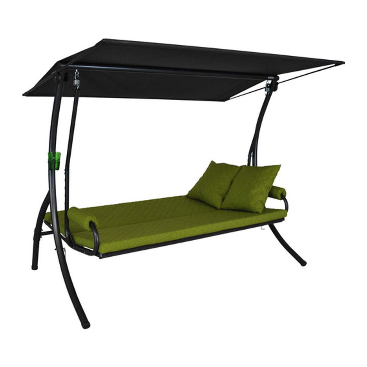 Angerer Hollywoodschaukel Elegance Joy 3-Sitzer in Grün mit Auflagen B/H/T: 210 x 145 x 160 cm - Bild 3
