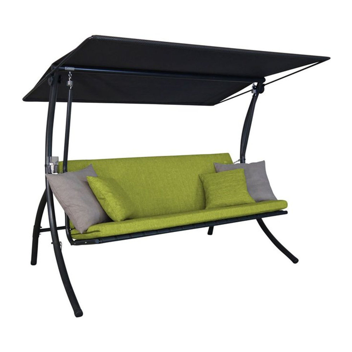 Angerer Hollywoodschaukel Motion Smart 3-Sitzer inklusive Auflagen in Grün B/T/H: 210 x 160 x 145 cm - Bild 1