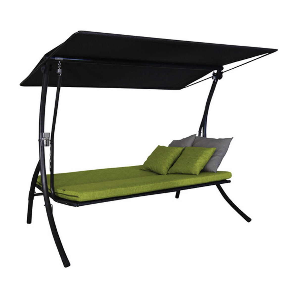 Angerer Hollywoodschaukel Motion Smart 3-Sitzer inklusive Auflagen in Grün B/T/H: 210 x 160 x 145 cm - Bild 3