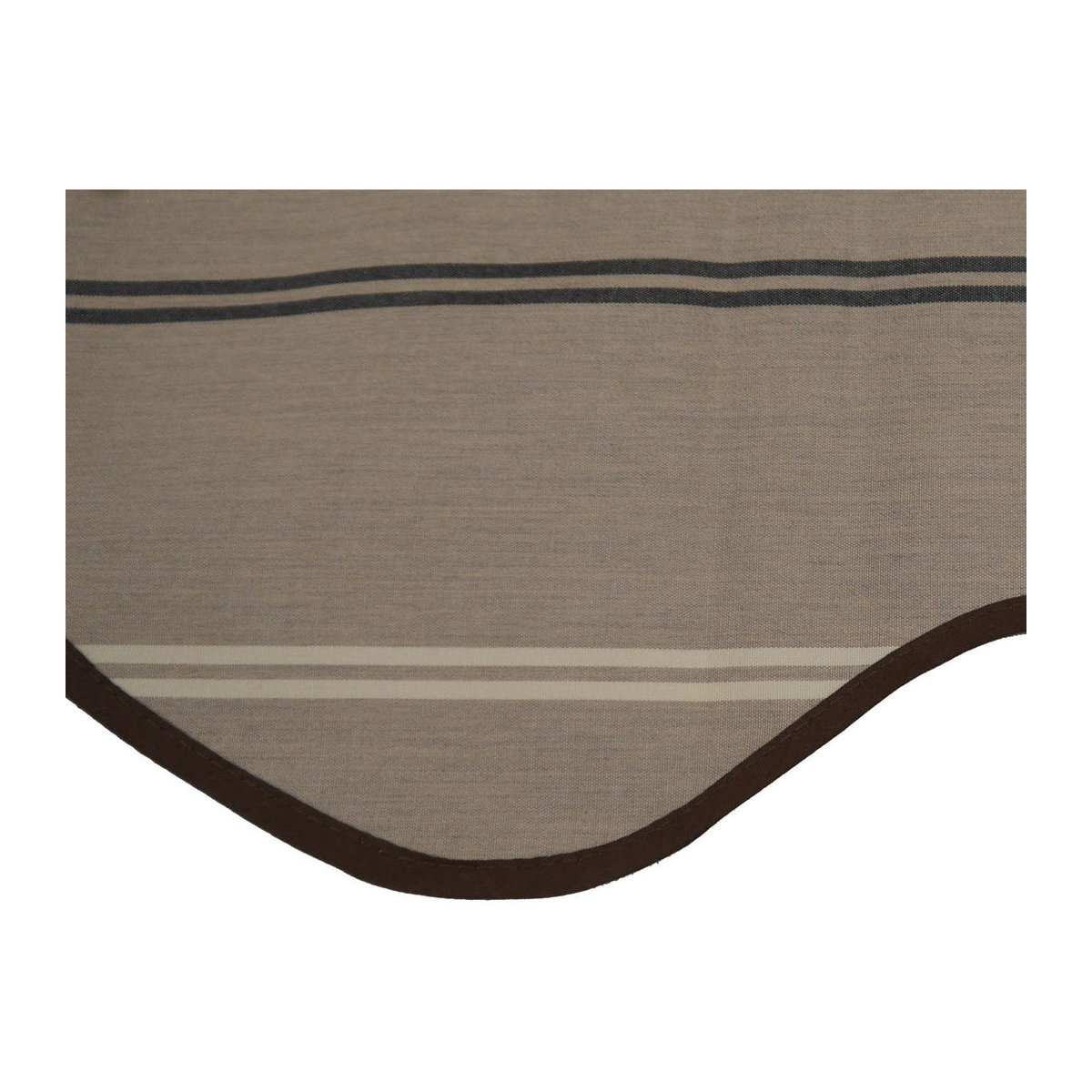 Angerer Klemmmarkise aus Acryl in Beige mit braunem Nadelstreifen, Breite: 250 cm - Bild 3