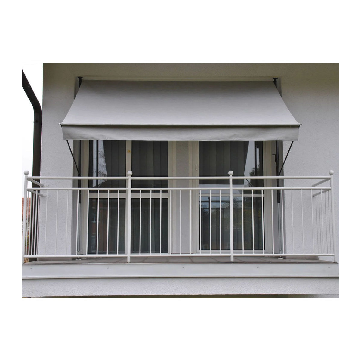Angerer Klemmmarkise aus Acryl in Grau, Breite: 300 cm - Bild 2