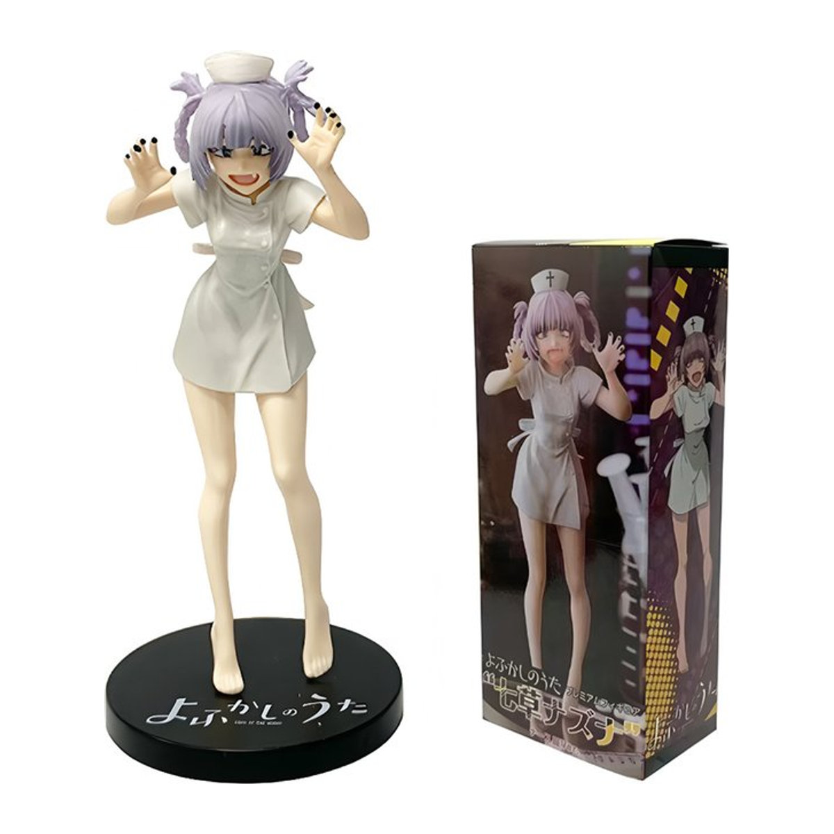 Anime Action Figure Call Of The Night Nanakusa Nazuna Vampir Krankenschwester in Weiß, Höhe: 18 cm - Bild 1