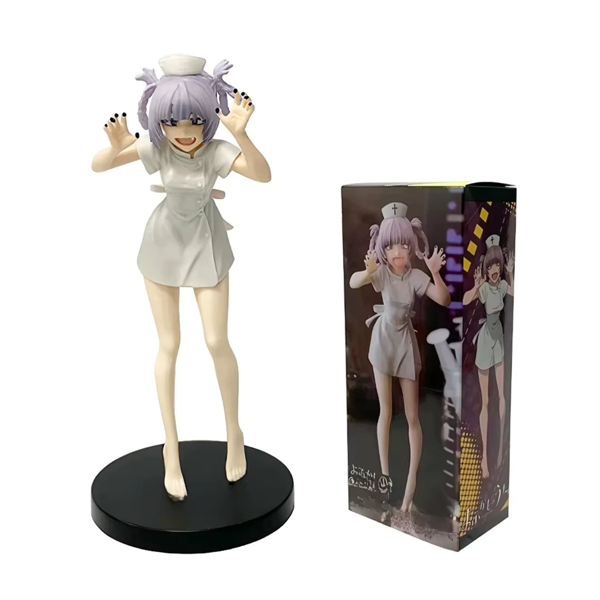 Anime Action Figure Call Of The Night Nanakusa Nazuna Vampir Krankenschwester in Weiß, Höhe: 18 cm - Bild 3