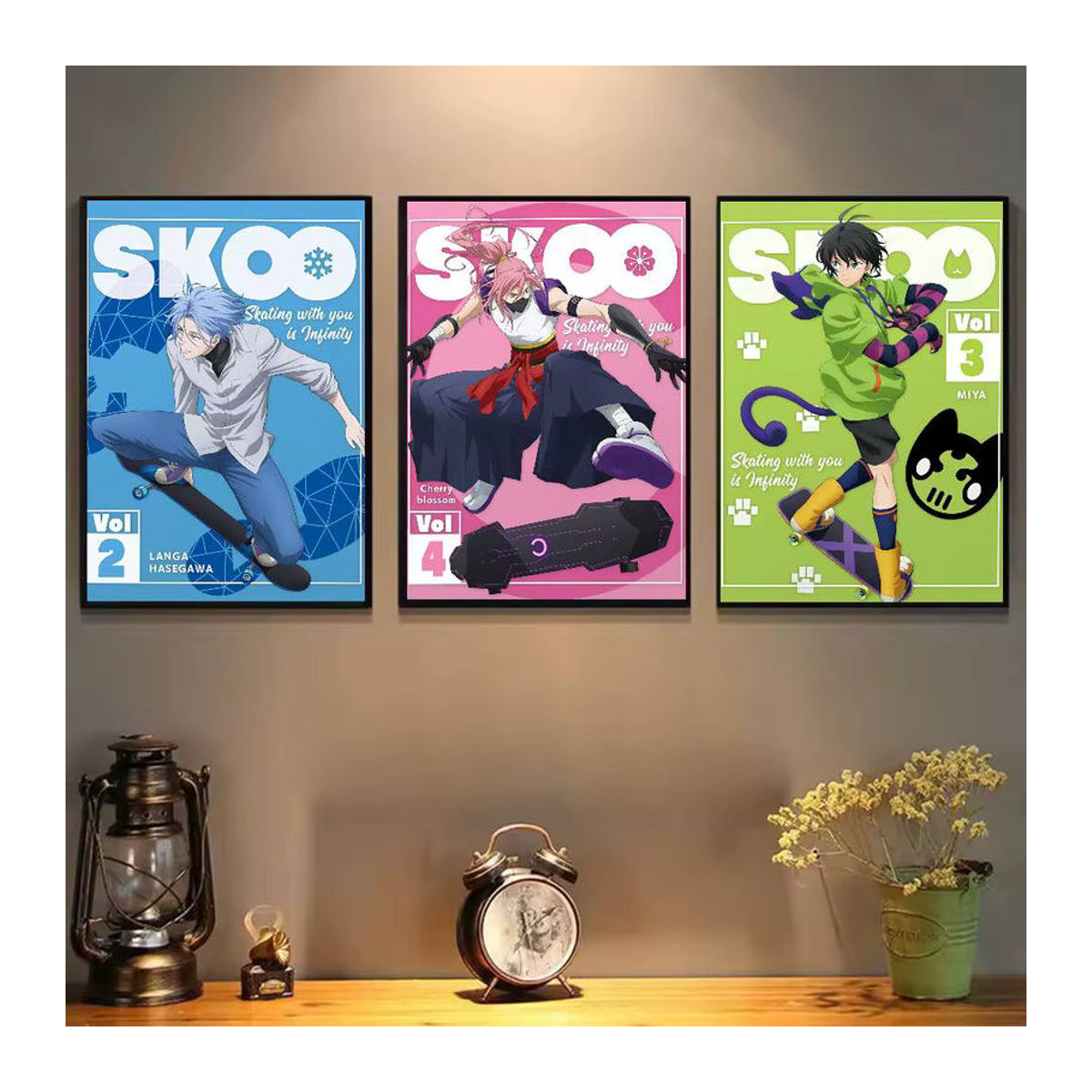Anime Cool Boy S-Sk8 The Infinity Wandposter, selbstklebend, mehrfarbig, Papier, Rechteckig, Breite: 20 cm, Höhe: 15 cm - Bild 3
