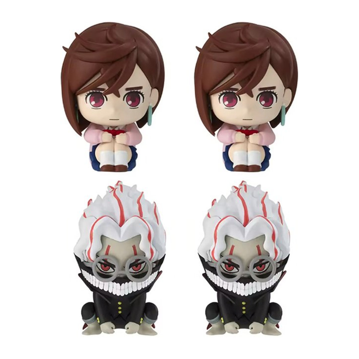 Anime Dandadan Actionfigur Q Edition Momo Ayase und Okarun Modell aus Kunststoff, mehrfarbig - Bild 1