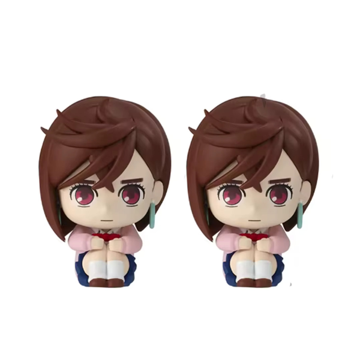 Anime Dandadan Actionfigur Q Edition Momo Ayase und Okarun Modell aus Kunststoff, mehrfarbig - Bild 3