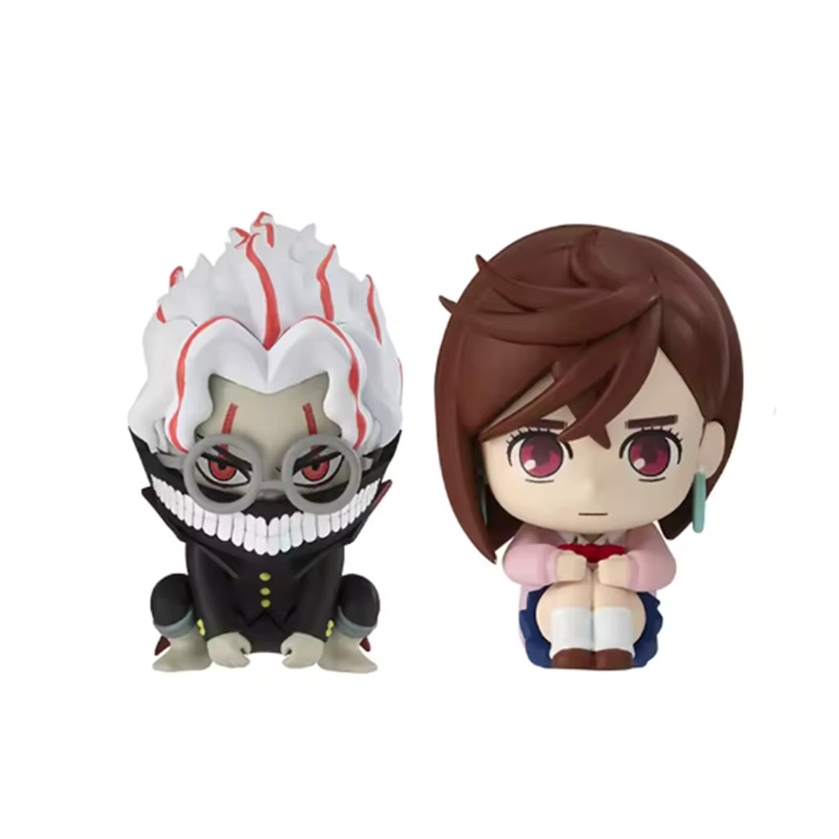 Anime Dandadan Actionfigur Q Edition Momo Ayase und Okarun Modell aus Kunststoff, mehrfarbig - Bild 4