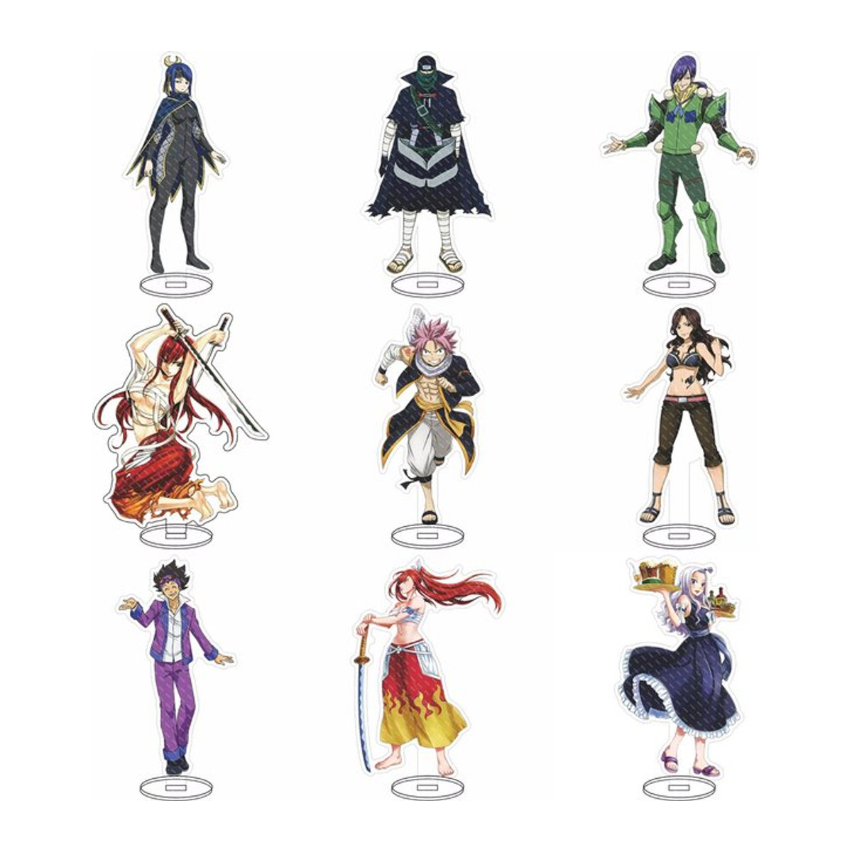Anime Fairy Tail Natsu Dragneel Acryl Standfigur aus Kunststoff, mehrfarbig - Bild 1
