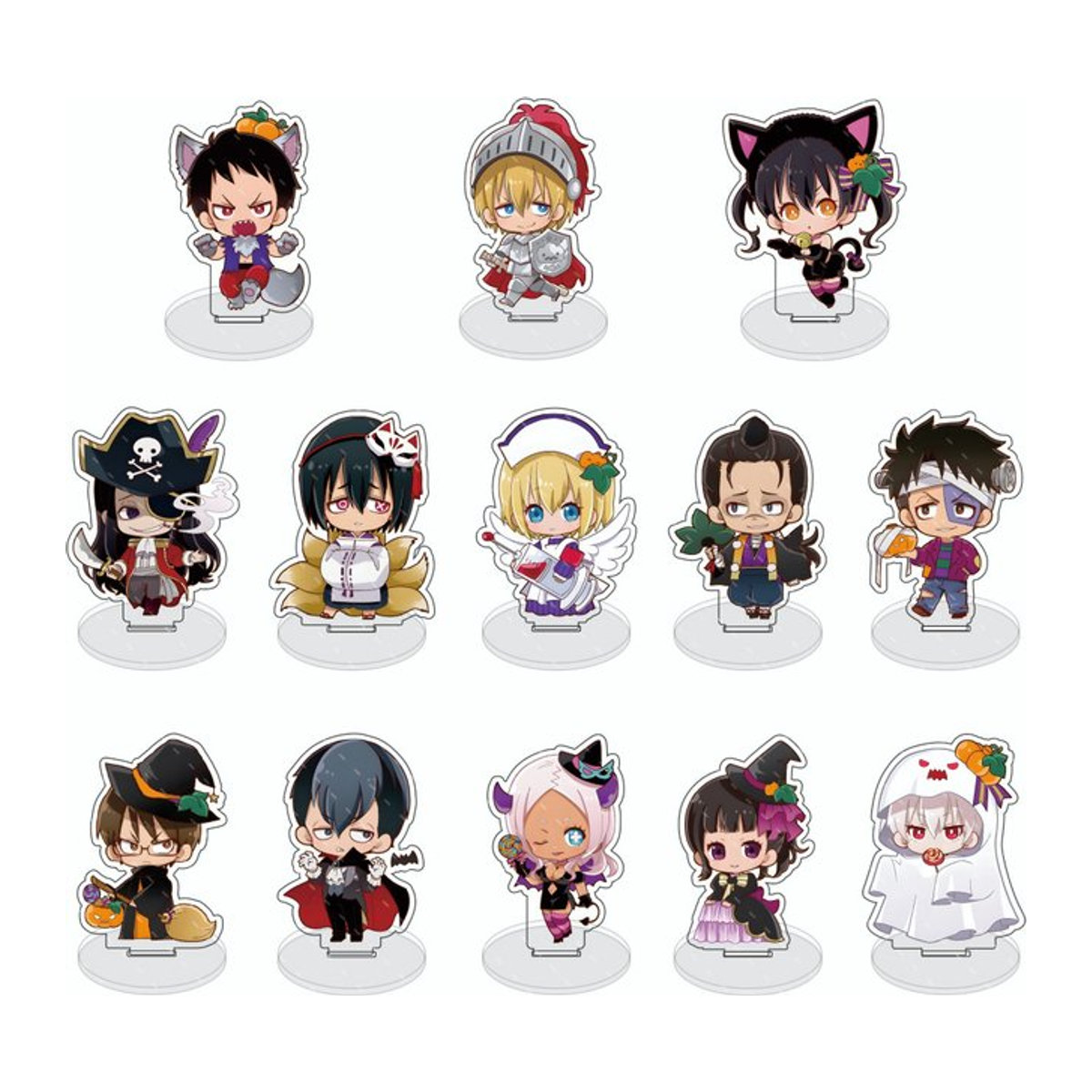 Anime Fire Force Enn No Shouboutai Acryl Standmodell Halloween-Serie, mehrfarbig, Höhe: 10 cm - Bild 1