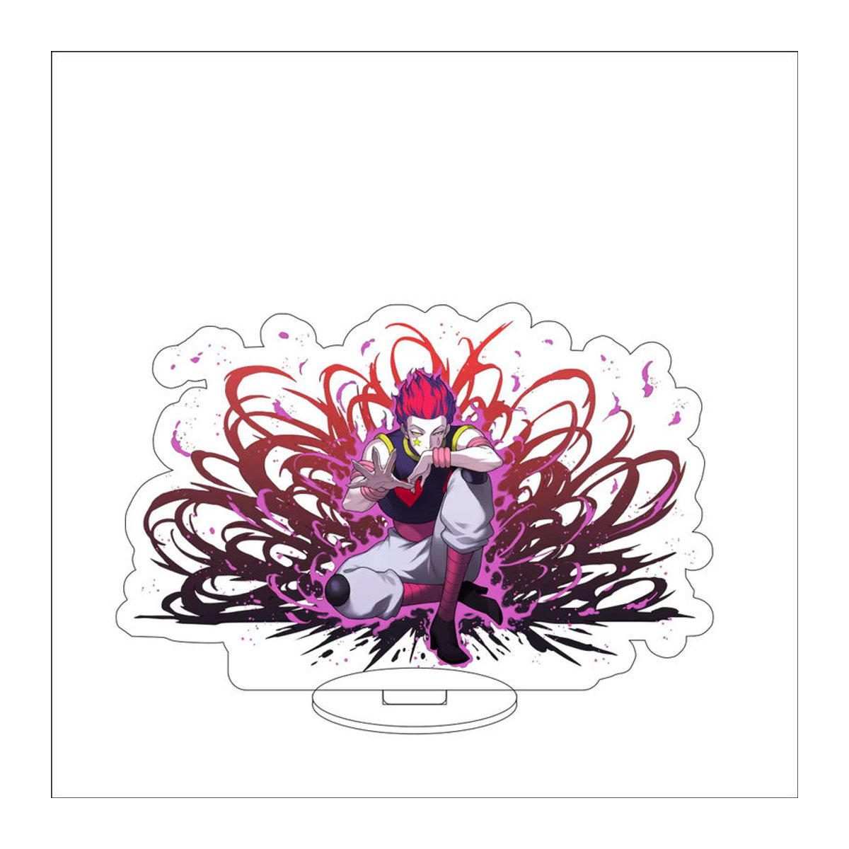 Anime Hunter Hunter Acryl Figuren-Ständer aus Kunststoff, mehrfarbig, Höhe: 16 cm - Bild 2