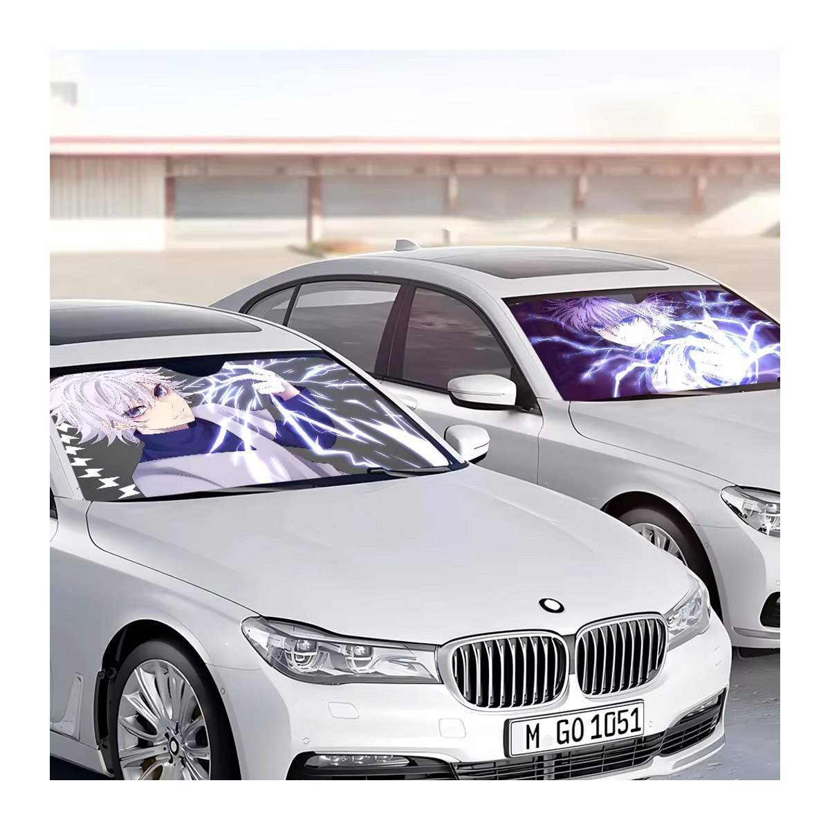 Anime Hunter X Hunter Auto Sonnenschutz mit Adsorption für Kinder und Erwachsene, mehrfarbig - Bild 3