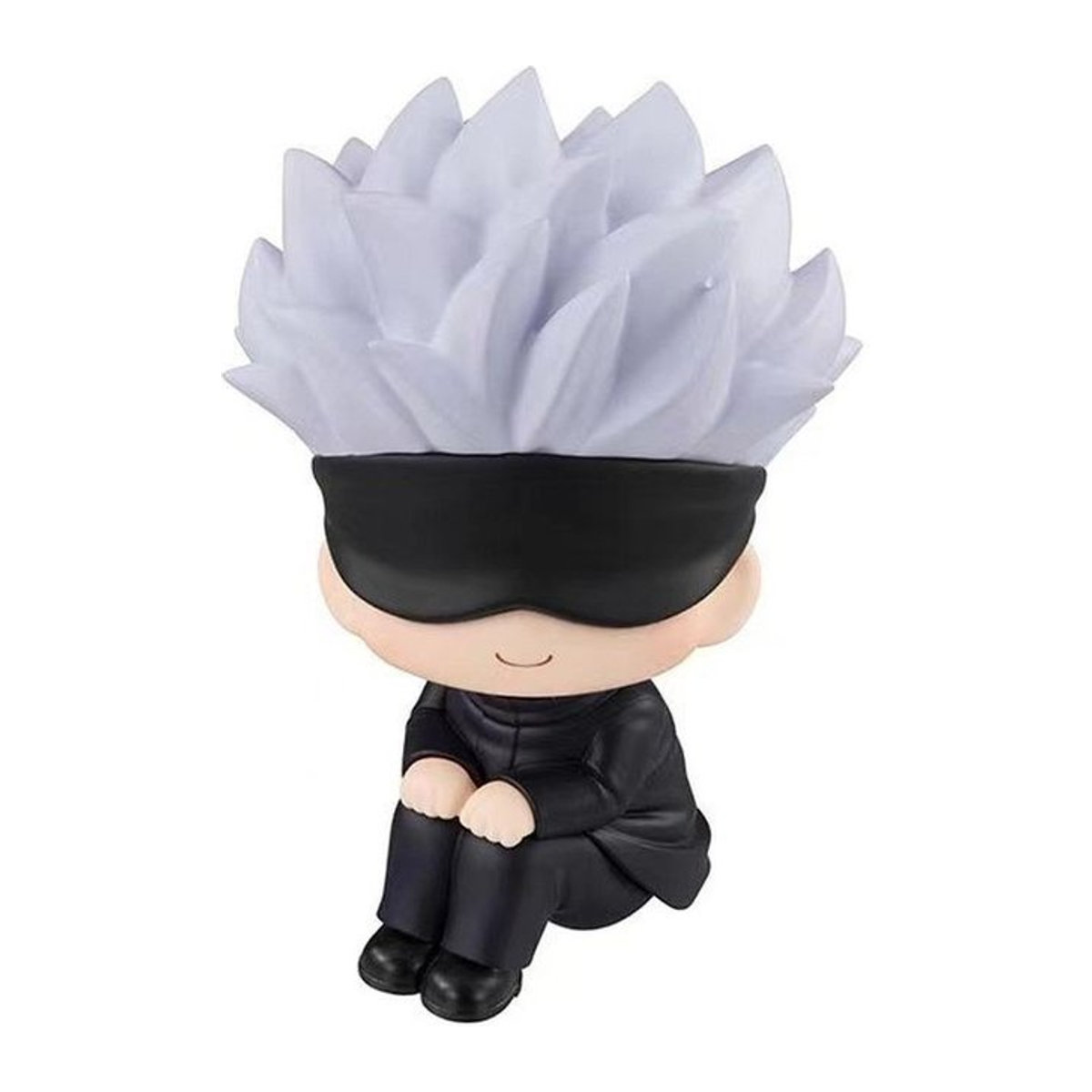 Anime Jujutsu Kaisen Figur Q Version Gojo Satoru und Itadori Yuji Look Up aus Kunststoff, Weiß, Höhe: 10 cm - Bild 1
