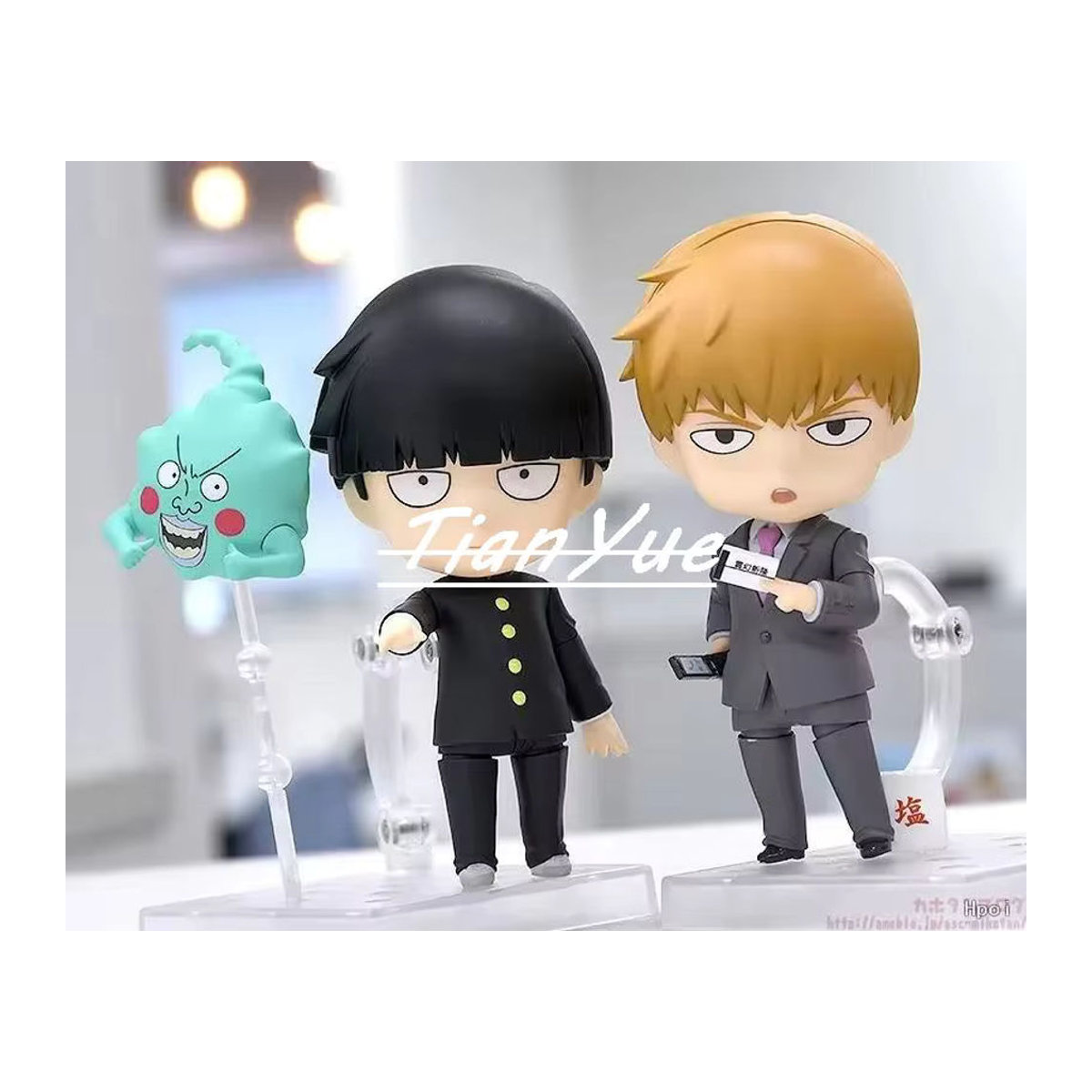 Anime Mob Psycho 100 Actionfiguren Shigeo Kageyama und Arataka Reigen Cute Version Modell Figuren aus Kunststoff, mehrfarbig, Höhe: 10 cm - Bild 1