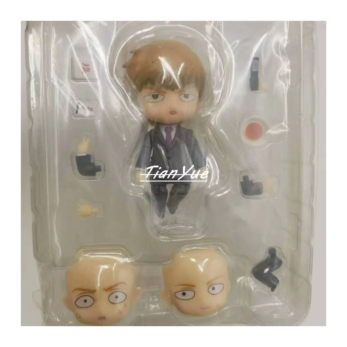 Anime Mob Psycho 100 Actionfiguren Shigeo Kageyama und Arataka Reigen Cute Version Modell Figuren aus Kunststoff, mehrfarbig, Höhe: 10 cm - Bild 4