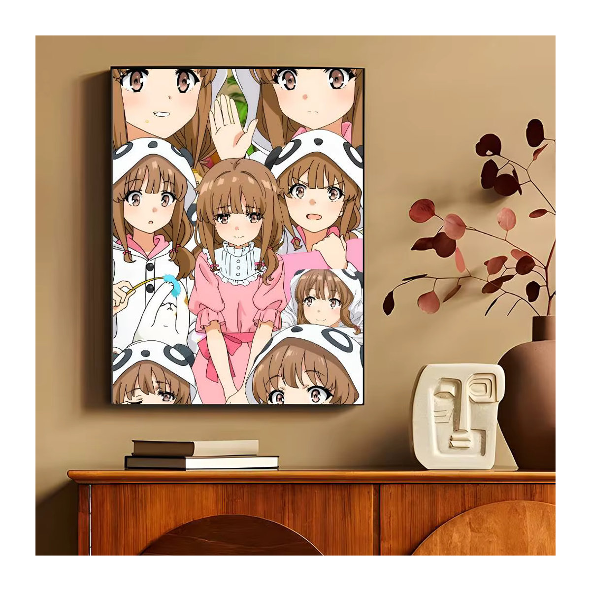 Anime Poster Rascal Does Not Dream Azusagawa Sakuta Vintage Wandkunst Dekoration mehrfarbig - Bild 4