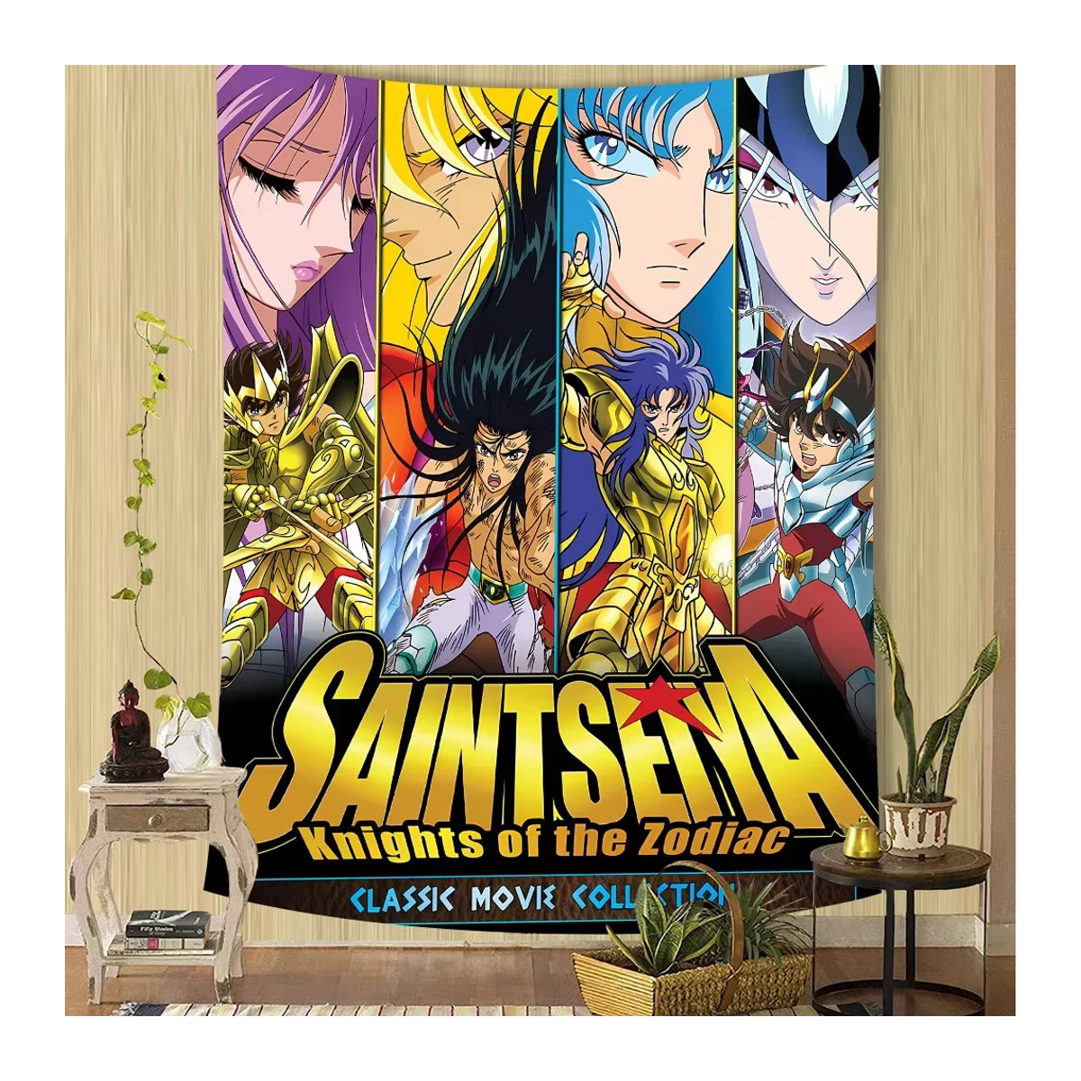 Anime Saint Seiya Party Banner Dekoration für Kinder, mehrfarbig, B: 120 cm, H: 70 cm - Bild 3