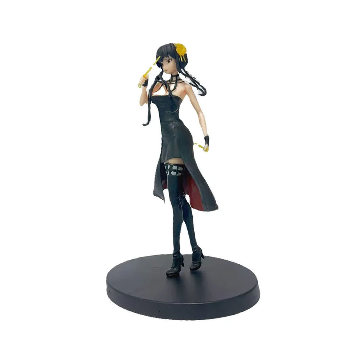 Anime SPY×FAMILY Actionfiguren Anya Forger und Yor Forger als stehende PVC-Modelle in Schwarz - Bild 3