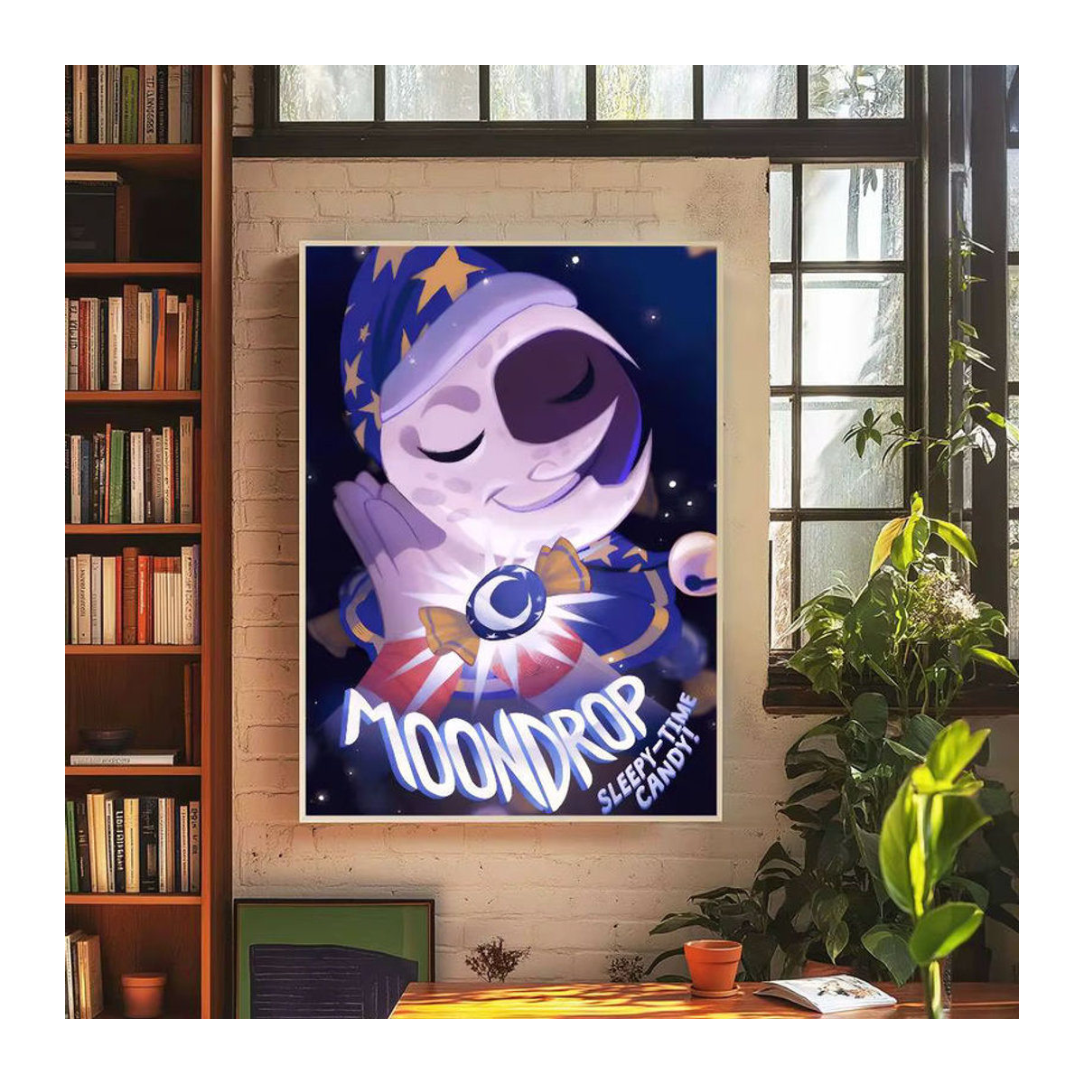Anime Sundrop und Moondrop Wandaufkleber und Poster aus wasserfestem Papier, mehrfarbig, rechteckig - Bild 5