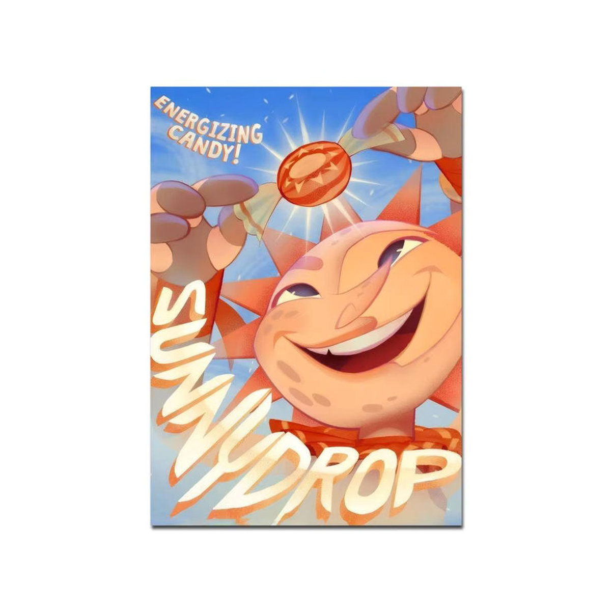 Anime Sundrop und Moondrop Wandaufkleber und Poster aus wasserfestem Papier, mehrfarbig, rechteckig - Bild 6