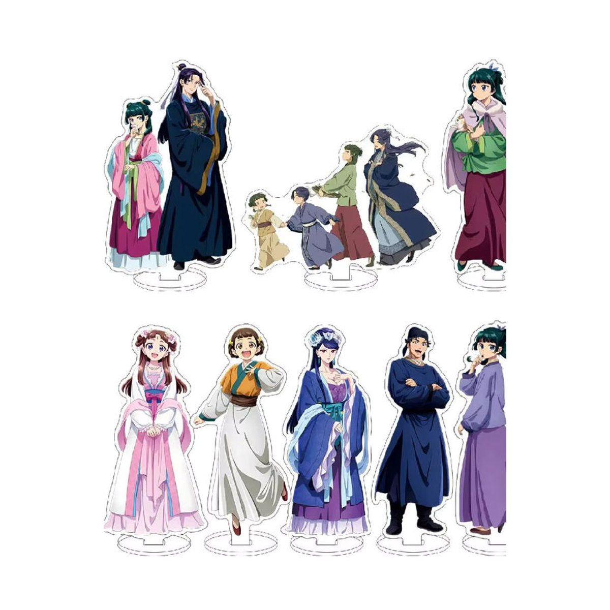 Anime The Apothecary Diaries Kusuriya No Hitorigoto Acryl-Aufsteller Maomao und Gao Shun als dekorative Figur in Mehrfarbig - Bild 4