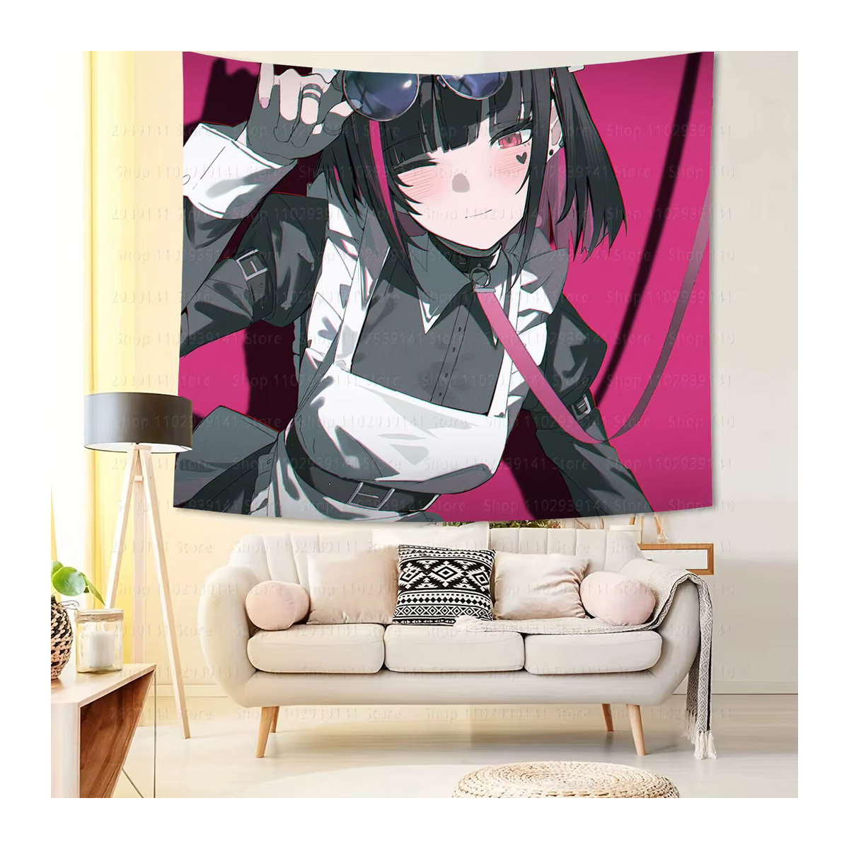 Anime Wandteppich Blue Archive Kyōyama Kazusa Mehrfarbig B: 90 cm, H: 150 cm - Bild 3